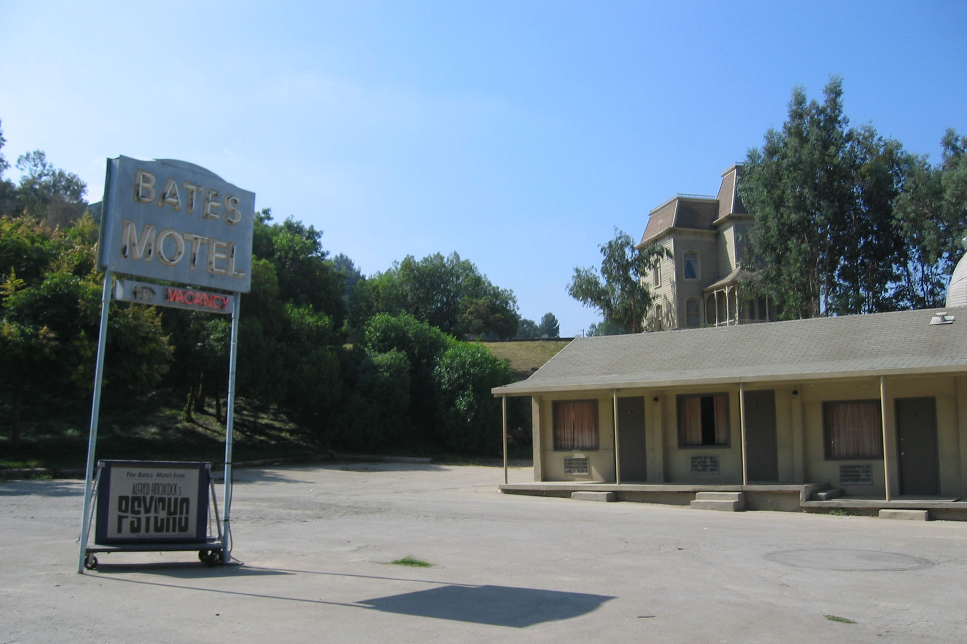 Filmkulisse in den Universal Studios von "Bates Motel"