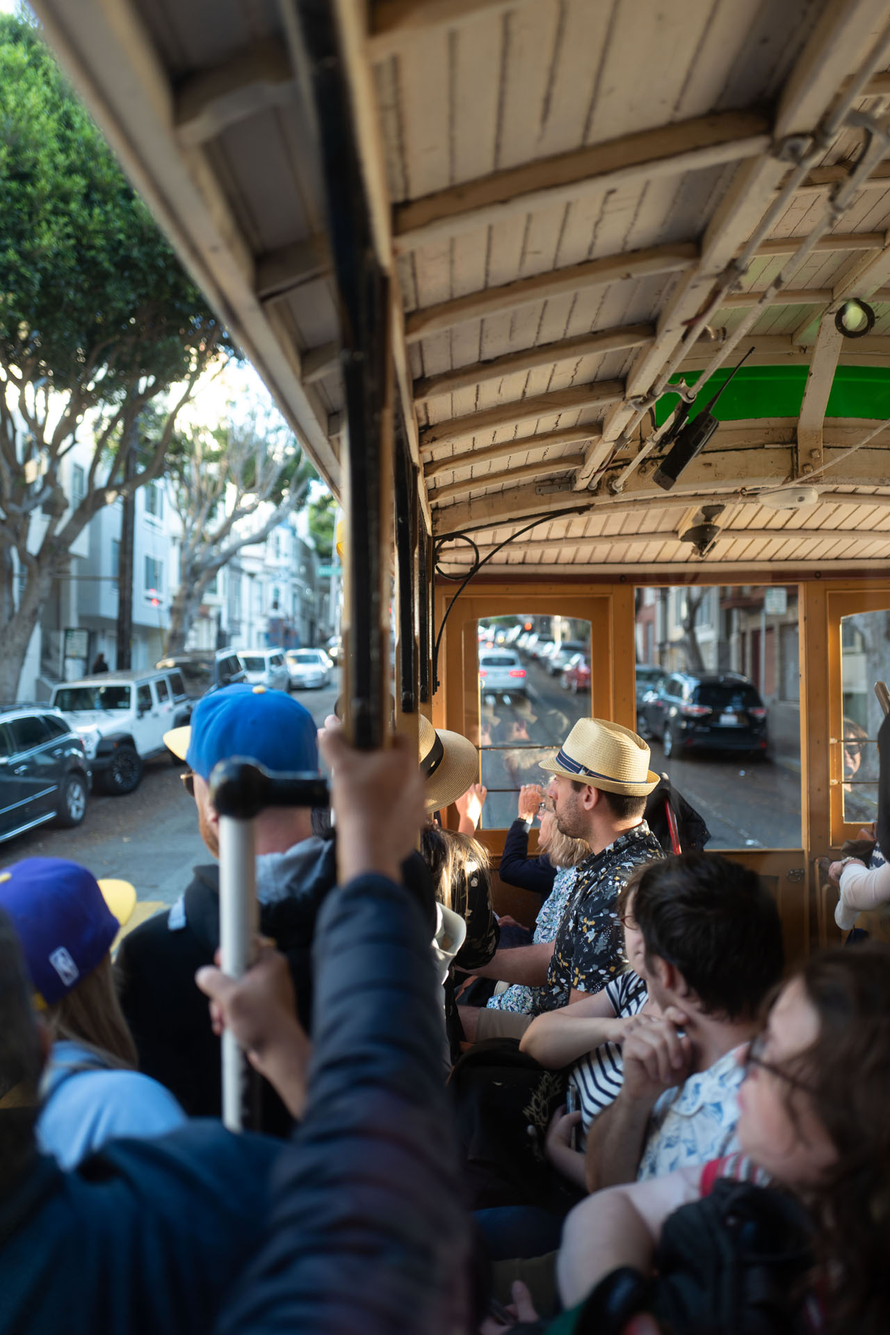 Cable Car drive in San Francisco