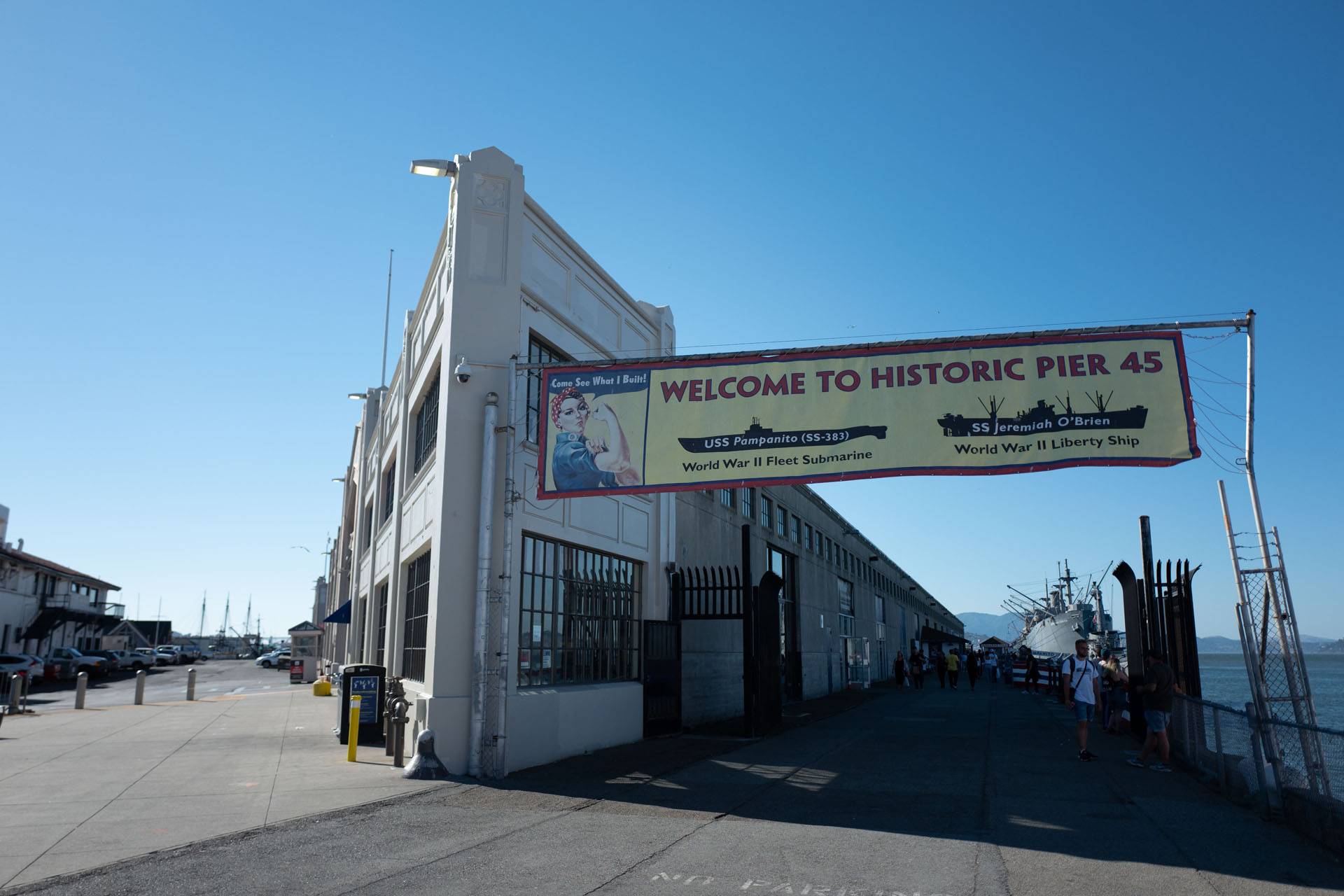 Historical Pier 45 in San Francisco