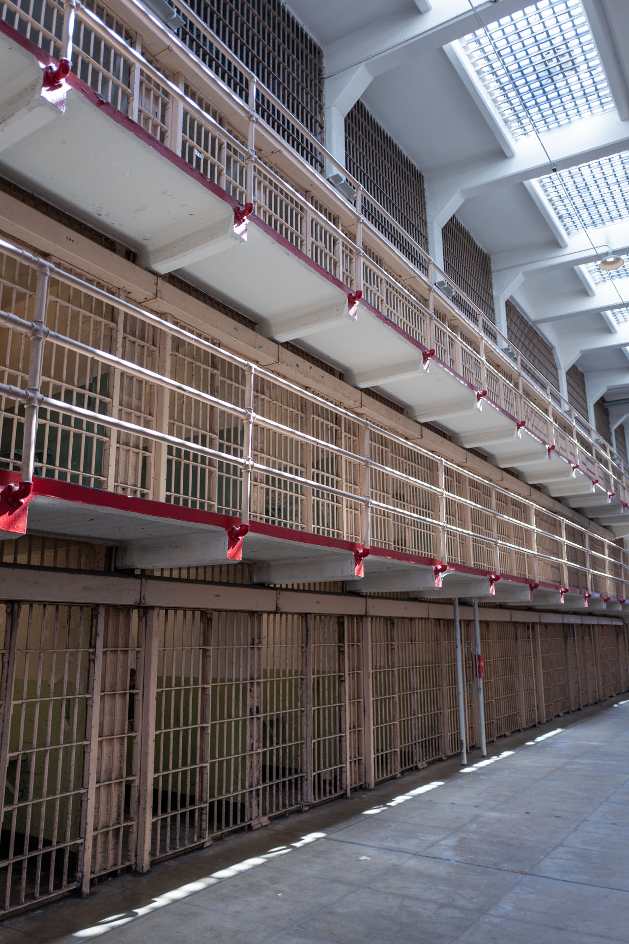 Prison cell corridor - Alcatraz