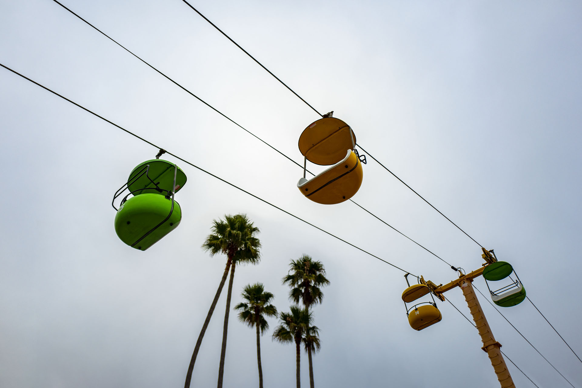 Seilbahn am Santa Cruz Beach Boardwalk